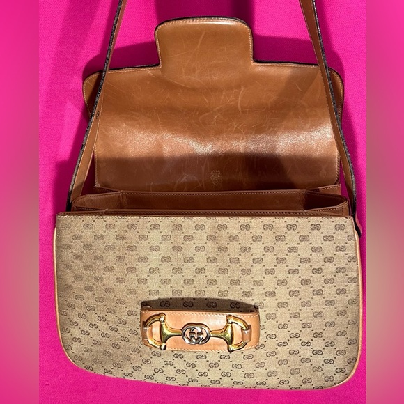 1970’s Vintage Gucci Horsebit 1955 Shoulder Bag - Picture 11 of 13
